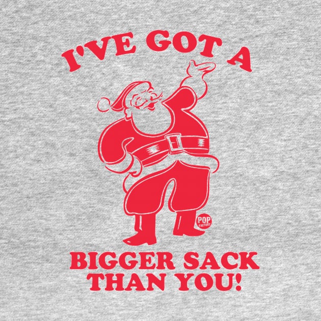 SANTA BIGGER SACK by toddgoldmanart